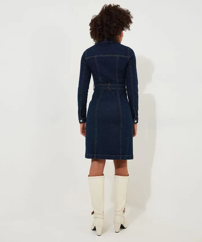 Joe Browns Petite Collection Women Joe039s Favourite Denim Dress Blue Joe Browns Petite Collection Women Joe039s Favourite Denim Dress Blue