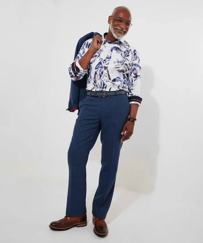 Joe Browns Shirts Men Fantastic Floral Shirt Purple Joe Browns Shirts Men Fantastic Floral Shirt Purple