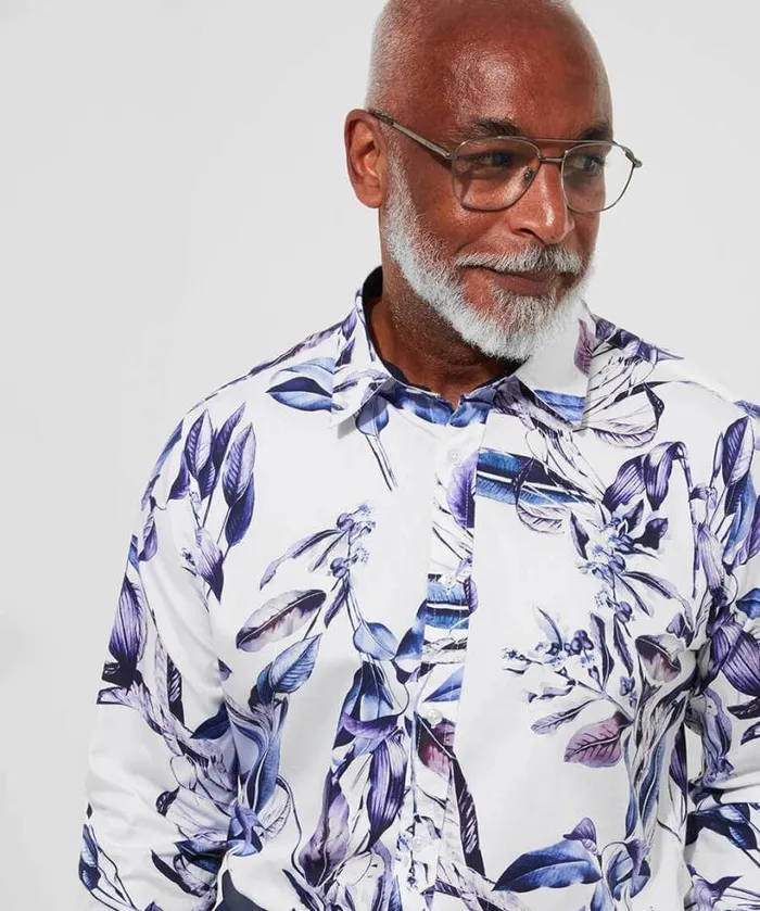 Joe Browns Shirts Men Fantastic Floral Shirt Purple Joe Browns Shirts Men Fantastic Floral Shirt Purple