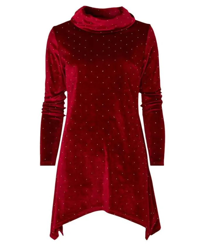 Joe Browns Tops Tunics and Blouses Women Very Velour Tunic Berry Joe Browns Tops Tunics and Blouses Women Very Velour Tunic Berry