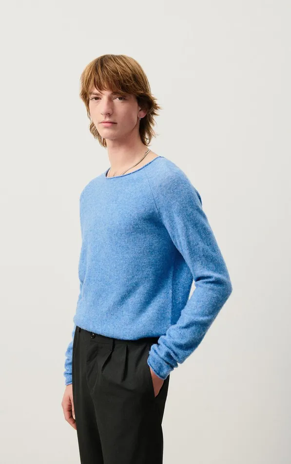 Jumper Docatown Lake Melange Men American Vintage Jumpers and Cardigans