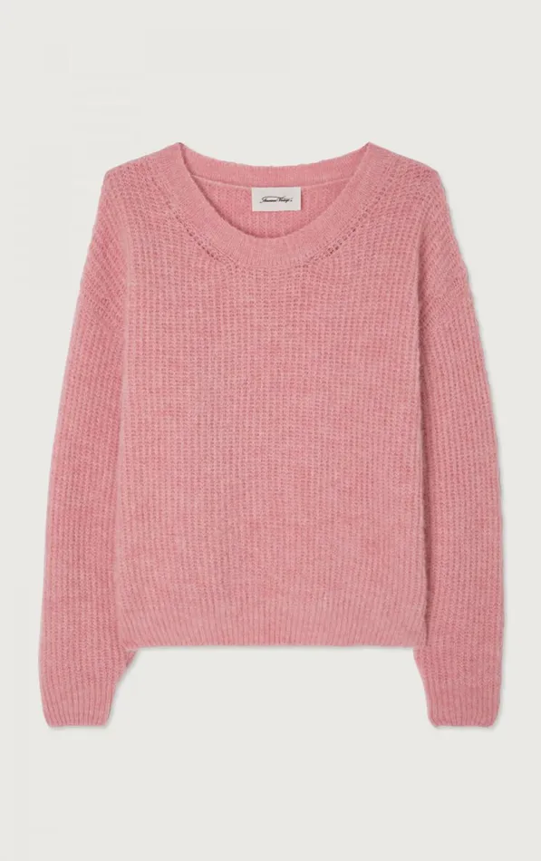 Jumper East Orchid Melange Women American Vintage Jumpers and Cardigans Jumper East Orchid Melange Women American Vintage Jumpers and Cardigans