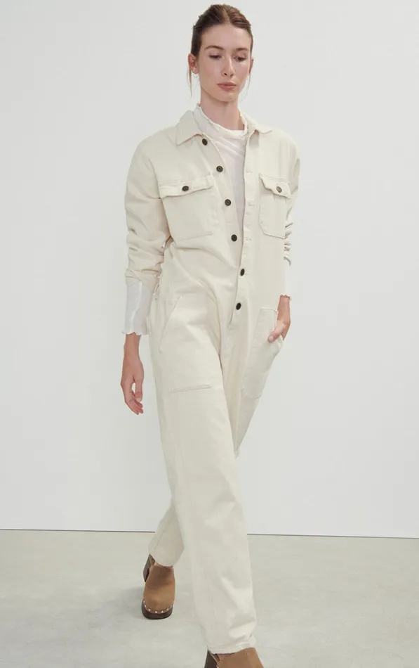 Jumpsuit Snopdog Ecru Women American Vintage Jumpsuits and Overalls