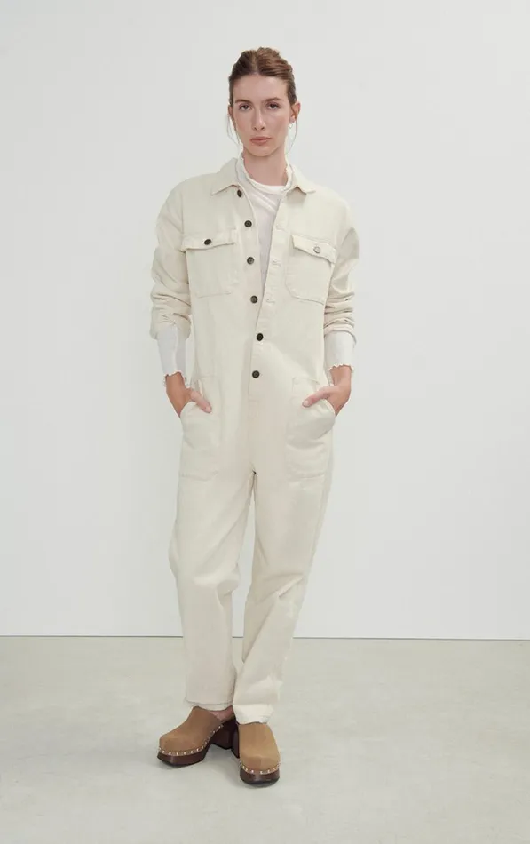 Jumpsuit Snopdog Ecru Women American Vintage Jumpsuits and Overalls Jumpsuit Snopdog Ecru Women American Vintage Jumpsuits and Overalls