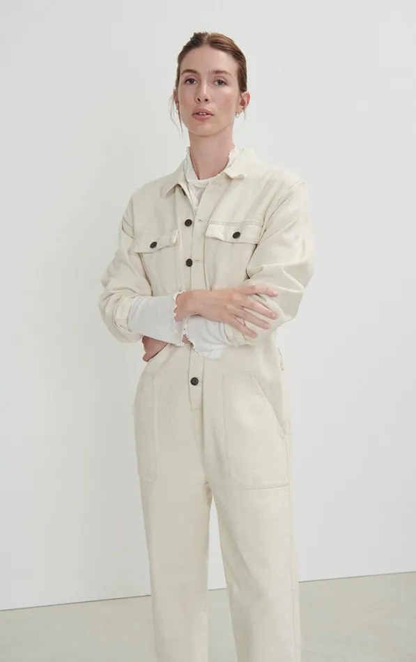 Jumpsuit Snopdog Ecru Women American Vintage Jumpsuits and Overalls Jumpsuit Snopdog Ecru Women American Vintage Jumpsuits and Overalls
