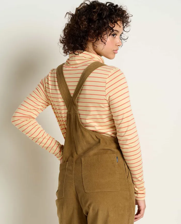 Jumpsuits and Overalls Women8217s Scouter Cord Overall Honey Brown ToadandCo