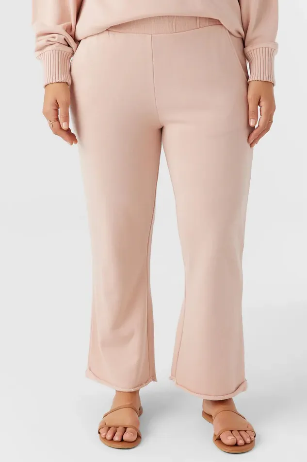 KARMA FRENCH TERRY CROPPED LOUNGE PANTS Rose Dust Women O039NEILL Collections