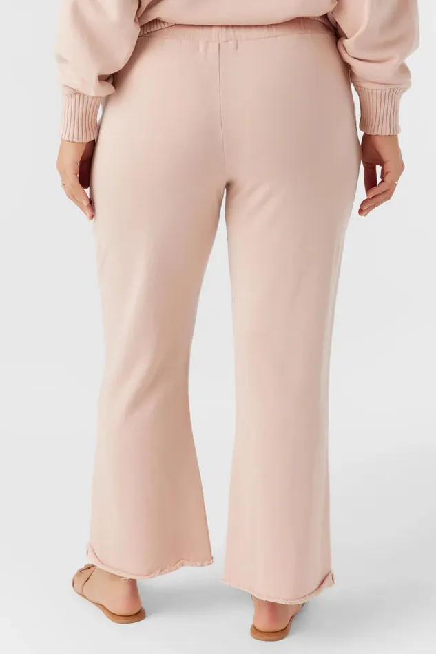 KARMA FRENCH TERRY CROPPED LOUNGE PANTS Rose Dust Women O039NEILL Collections