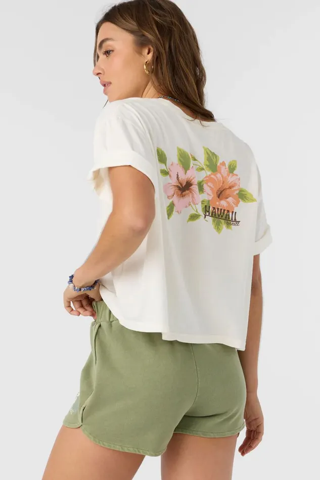 KARMA FRENCH TERRY LOUNGE SHORTS Oil Green Women O039NEILL Collections