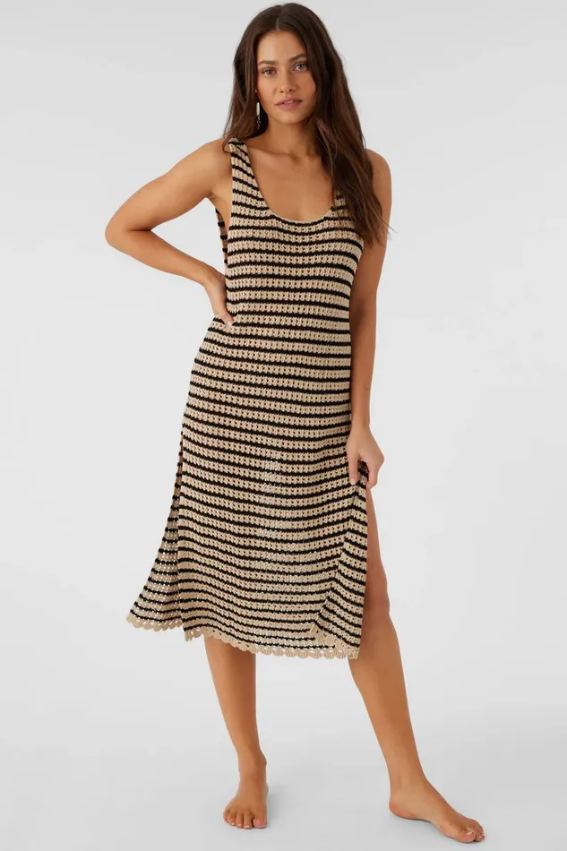 KELSEY CROCHET MIDI DRESS COVERUP Black Women O039NEILL Sale