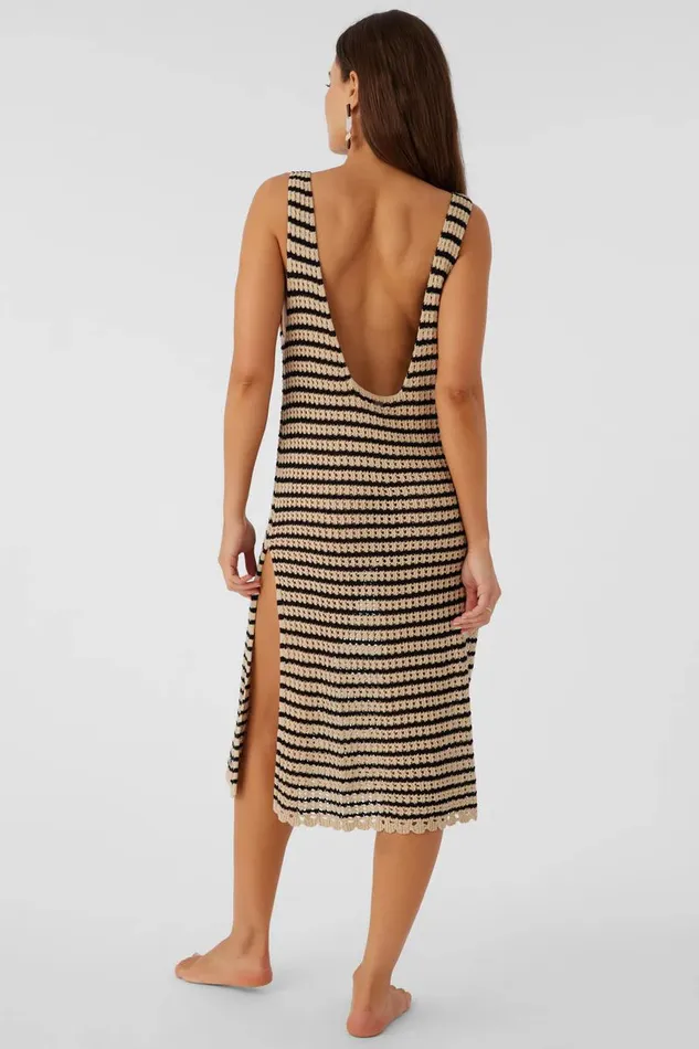 KELSEY CROCHET MIDI DRESS COVERUP Black Women O039NEILL Sale