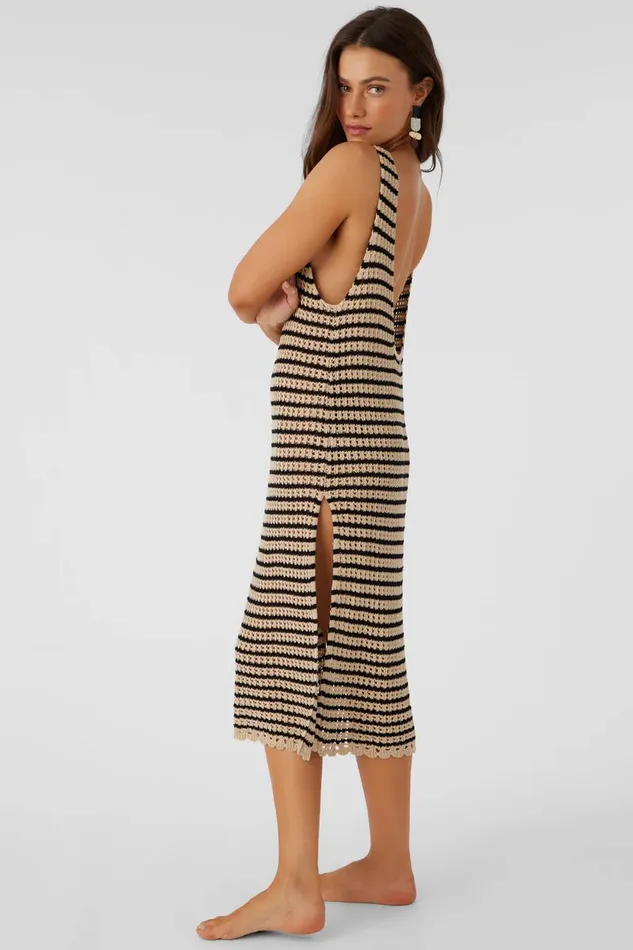 KELSEY CROCHET MIDI DRESS COVERUP Black Women O039NEILL Sale