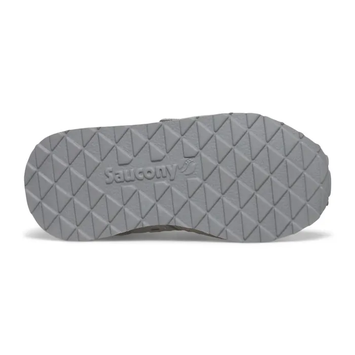 Kids Baby Jazz Hook and Loop Sneaker Greysilverpink Saucony