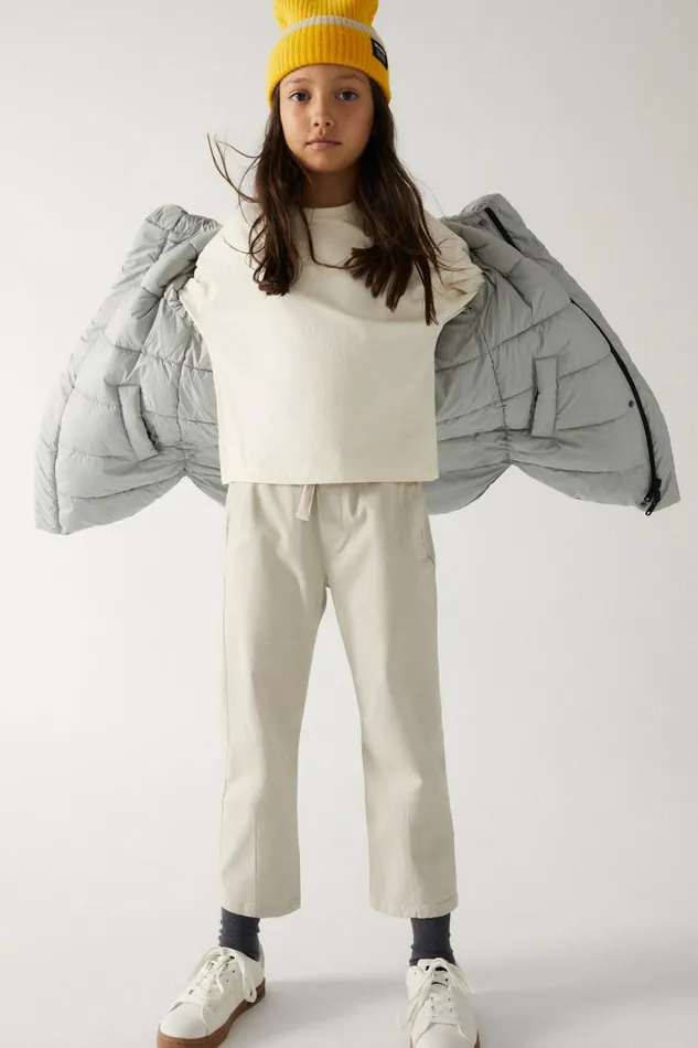 Kids Blue Leaf Coat Ecoalf Coats And Jackets