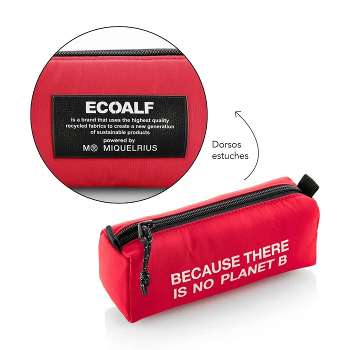 Kids Bright Red Pencil Case Ecoalf Cases