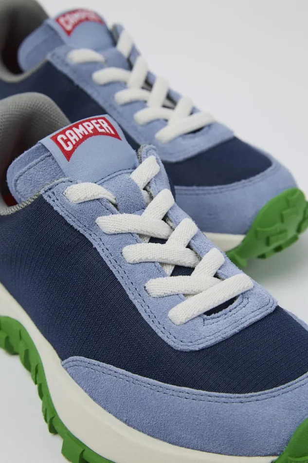 Kids Drift Trail Blue TextileNubuck Sneaker Camper Sneakers Kids Drift Trail Blue TextileNubuck Sneaker Camper Sneakers