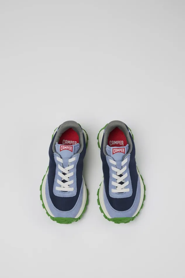 Kids Drift Trail Blue TextileNubuck Sneaker Camper Sneakers Kids Drift Trail Blue TextileNubuck Sneaker Camper Sneakers