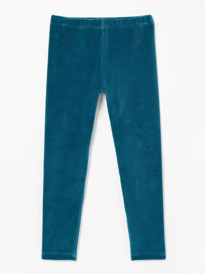 Kids Jeans and Leggings Fat Face Blue Velvet Leggings