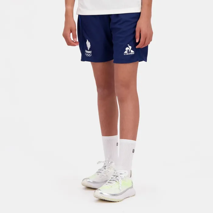 Kids Le Coq Sportif Shorts France039s Olympic Team Shorts Kids Insignia Perf