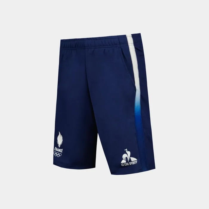 Kids Le Coq Sportif Shorts France039s Olympic Team Shorts Kids Insignia Perf