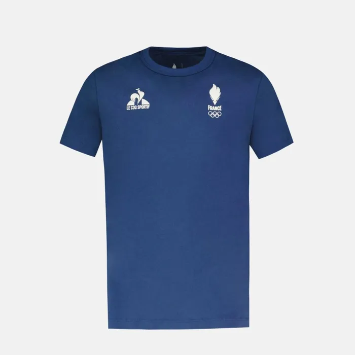 Kids Le Coq Sportif Tshirts France039s Olympic Team TShirt Kids Insignia Blue