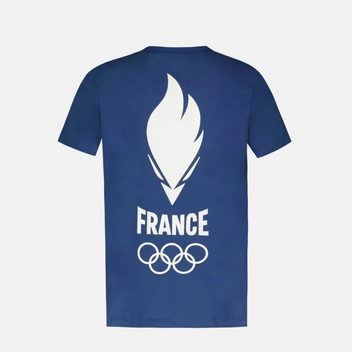 Kids Le Coq Sportif Tshirts France039s Olympic Team TShirt Kids Insignia Blue