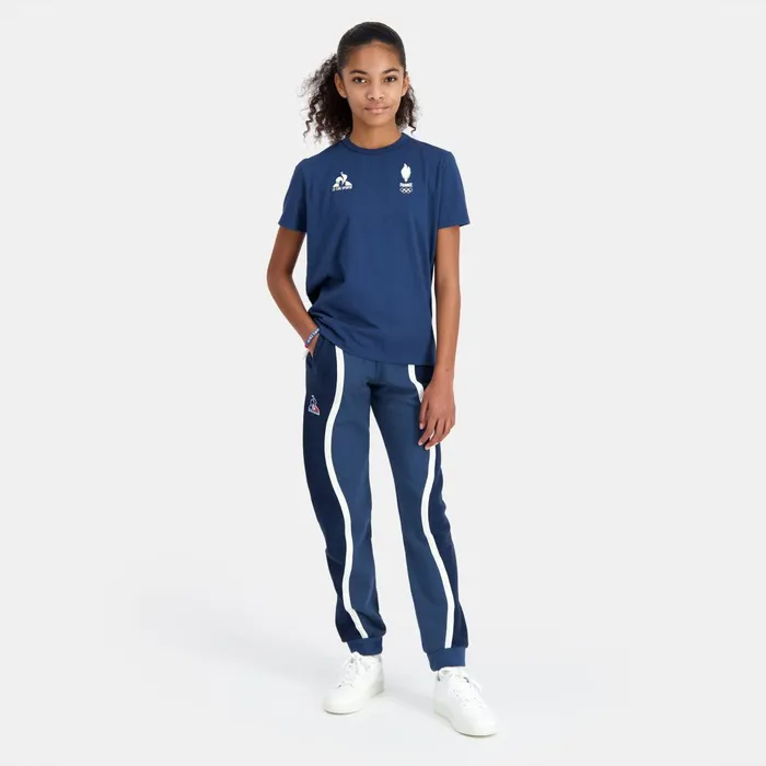 Kids Le Coq Sportif Tshirts France039s Olympic Team TShirt Kids Insignia Blue