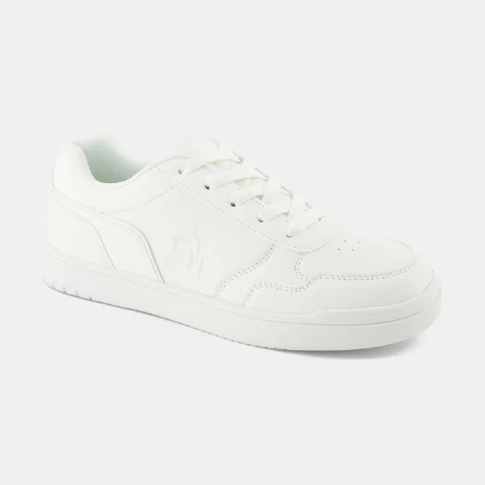 Kids Le Coq Sportif Teenager CHAUSSURES ADO Shoes LCS COURT BREAKER GS Kids Optical White