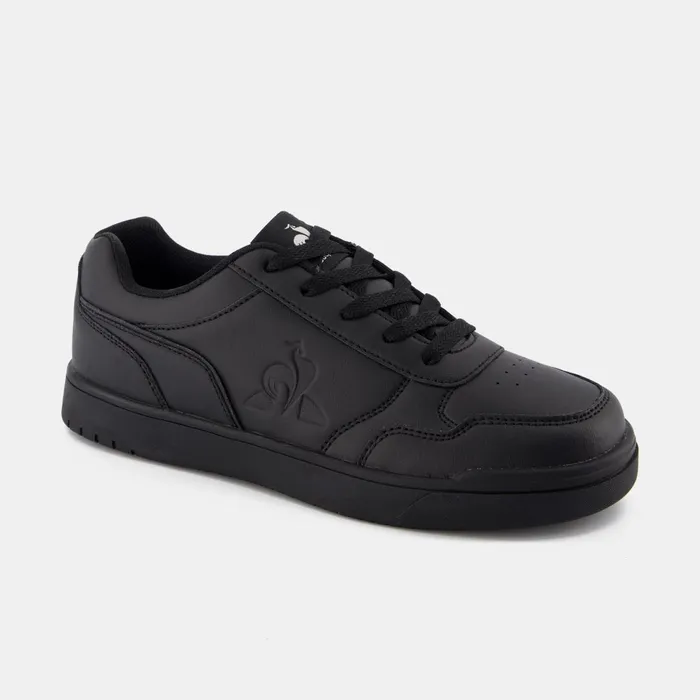 Kids Le Coq Sportif Teenager CHAUSSURES ADO Shoes LCS COURT BREAKER GS Kids Triple Black