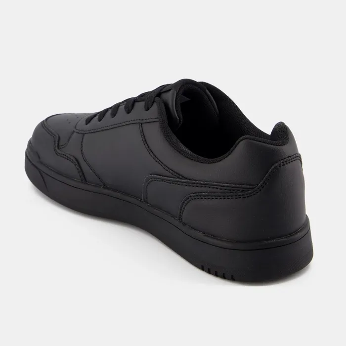 Kids Le Coq Sportif Teenager CHAUSSURES ADO Shoes LCS COURT BREAKER GS Kids Triple Black