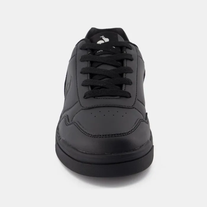 Kids Le Coq Sportif Teenager CHAUSSURES ADO Shoes LCS COURT BREAKER GS Kids Triple Black