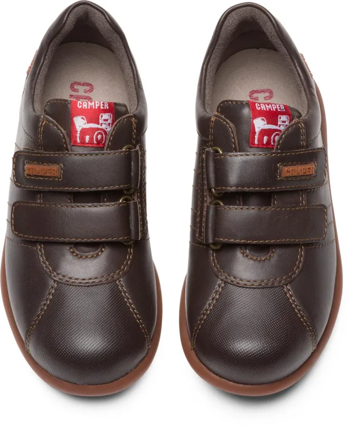 Kids Pelotas Brown Sneakers For Kids Camper Casual Shoes Kids Pelotas Brown Sneakers For Kids Camper Casual Shoes
