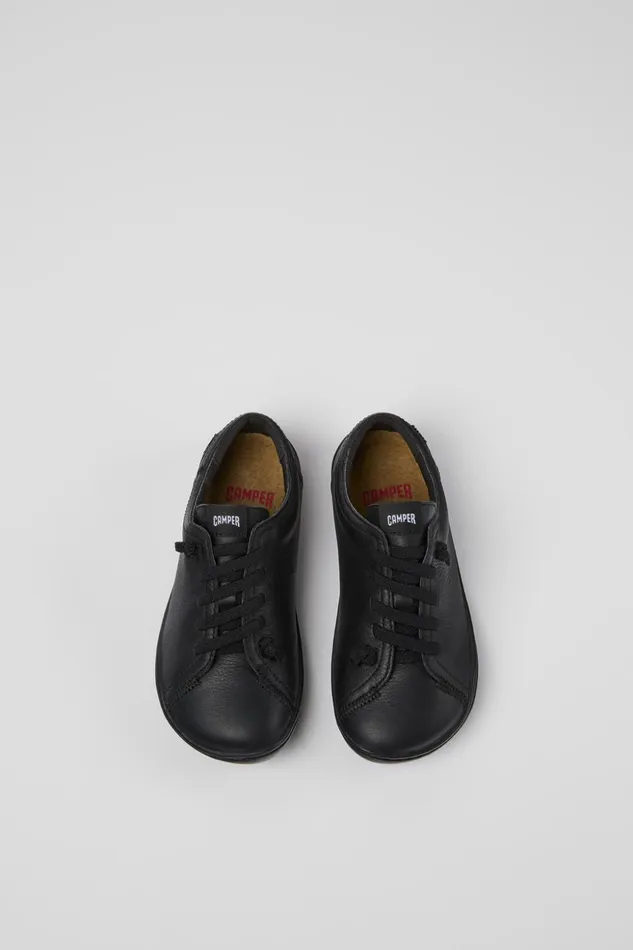 Kids Peu Black Leather Kids039 Shoe Camper Casual Shoes Kids Peu Black Leather Kids039 Shoe Camper Casual Shoes