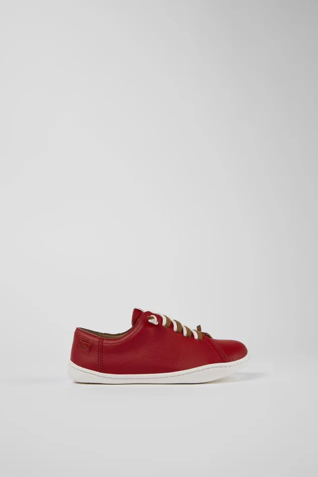 Kids Peu Red Leather Kids039 Shoe Camper Casual Shoes Kids Peu Red Leather Kids039 Shoe Camper Casual Shoes