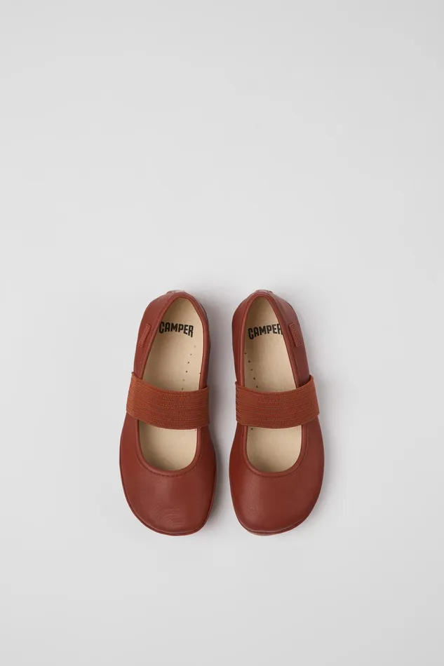 Kids Right Red Leather Ballerinas For Kids Camper Ballerinas Kids Right Red Leather Ballerinas For Kids Camper Ballerinas