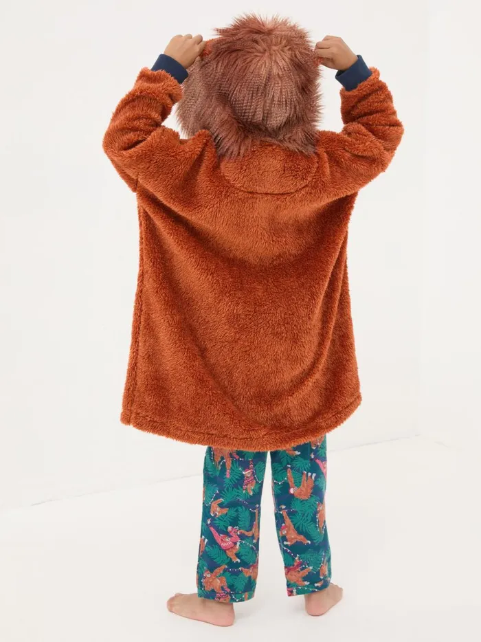 Kids Sweatshirts and Hoodies Fat Face Chestnut Brown Oversized Orangutan Hoodie Kids Sweatshirts and Hoodies Fat Face Chestnut Brown Oversized Orangutan Hoodie