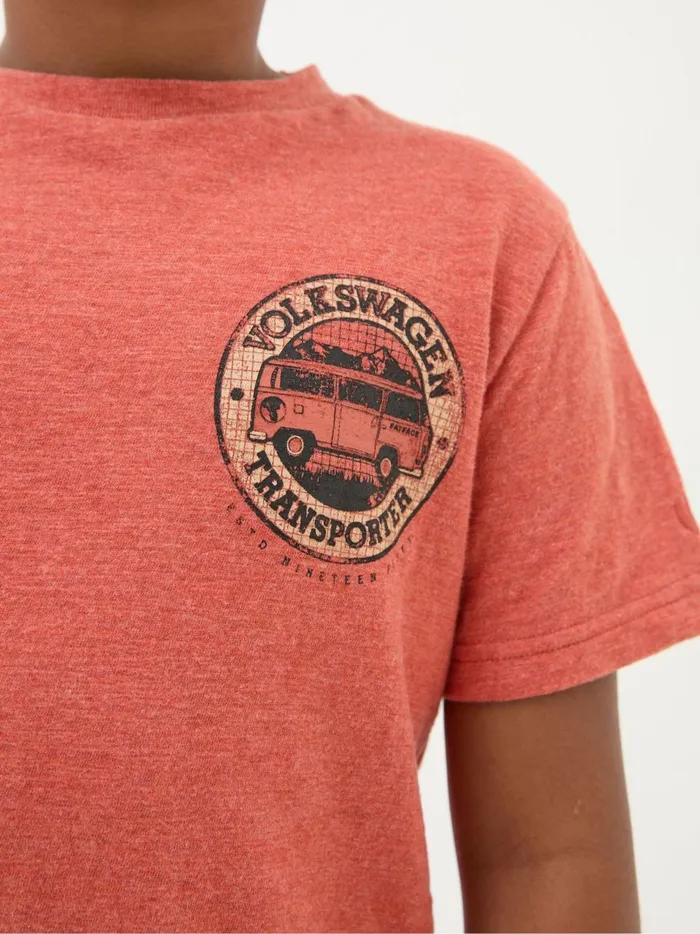 Kids TShirts and Polos Fat Face Vw Orange Graphic TShirt