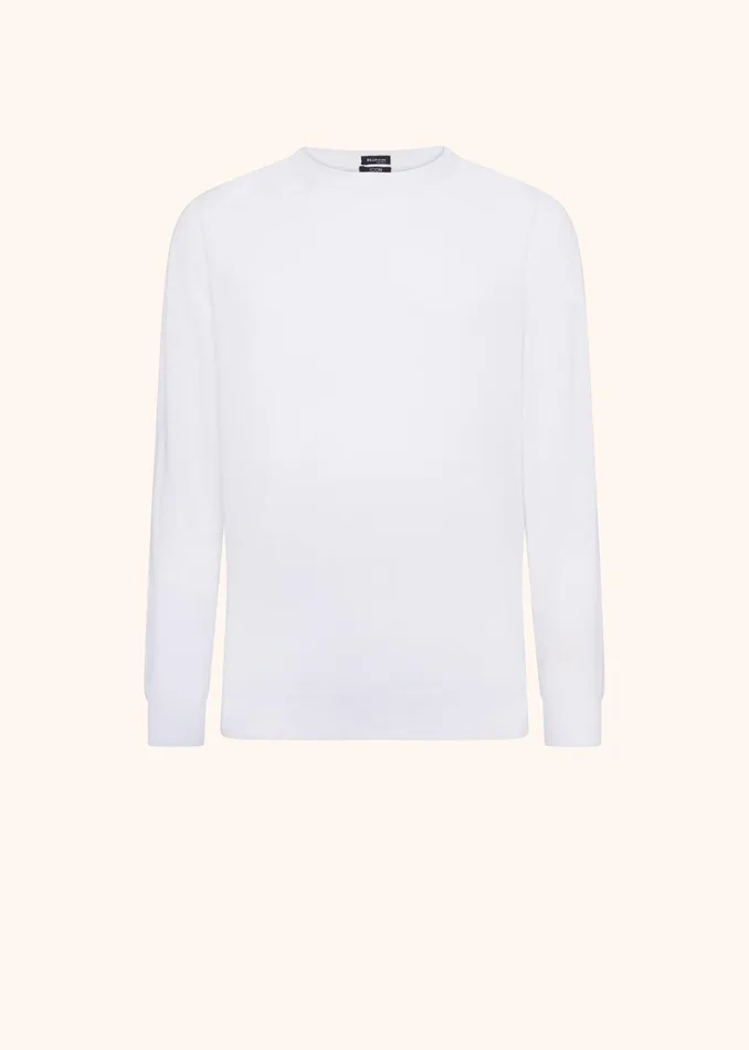 Kiton Knitwear JERSEY ROUND NECK LS Cotton 8211 Men