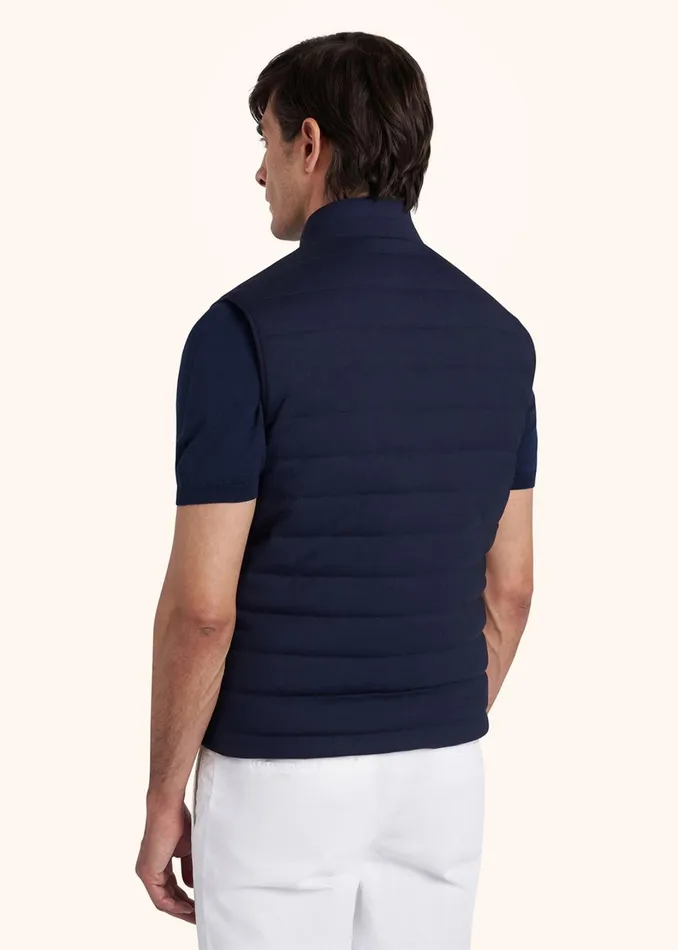 Kiton Outerwear SLEVELESS BLOUSON VIRGIN WOOL 8211 Men Kiton Outerwear SLEVELESS BLOUSON VIRGIN WOOL 8211 Men