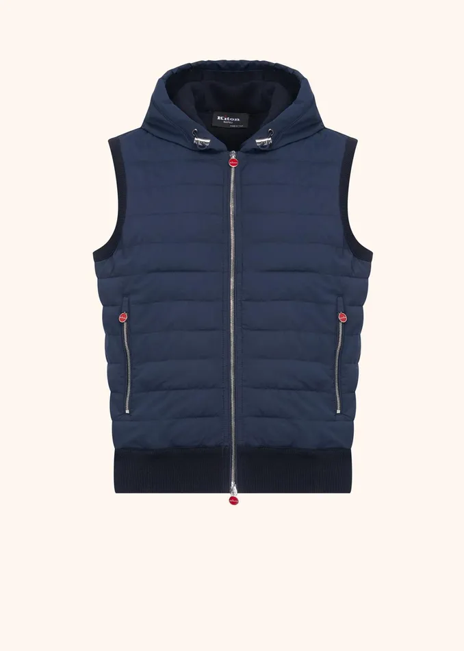 Kiton Outerwear VEST POLYESTER 8211 Men