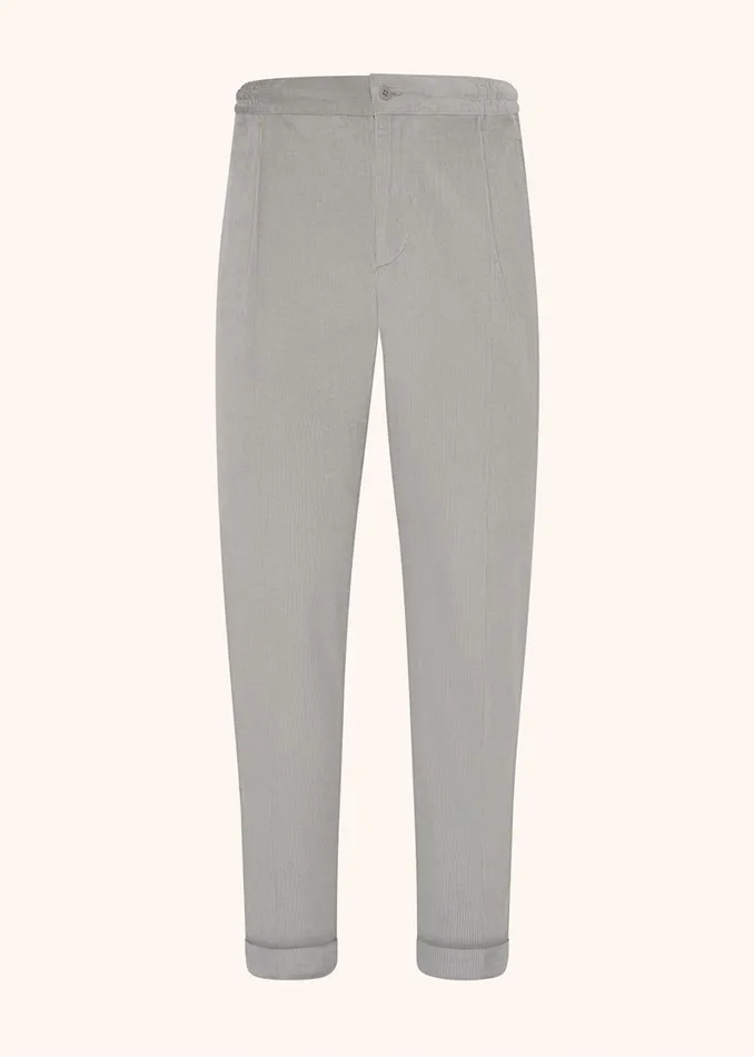 Kiton Pants COTTON AND WOOL COMFORT TROUSERS 8211 Men