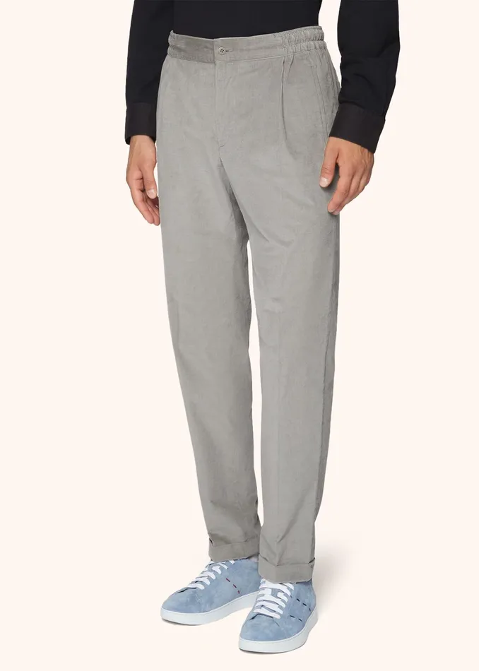 Kiton Pants COTTON AND WOOL COMFORT TROUSERS 8211 Men Kiton Pants COTTON AND WOOL COMFORT TROUSERS 8211 Men