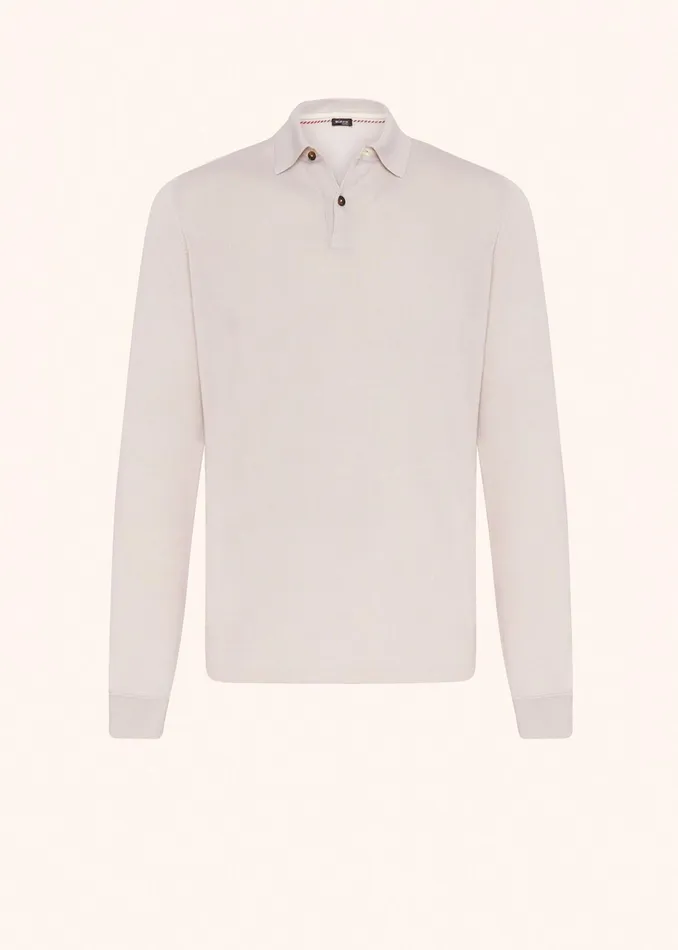 Kiton Polo And TShirts JERSEY POLOSHIRT LS COTTON 8211 Men