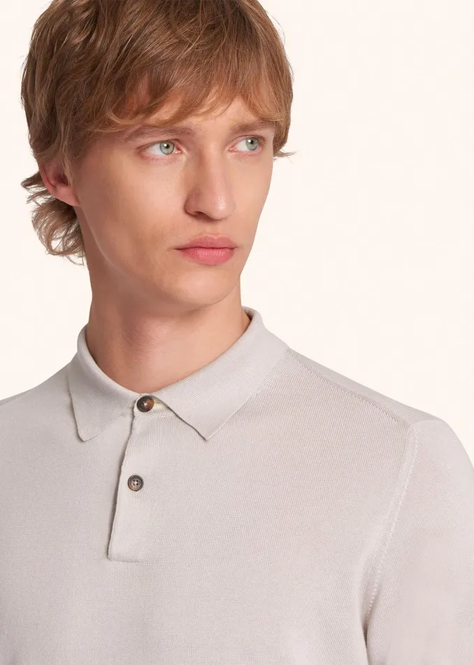 Kiton Polo And TShirts JERSEY POLOSHIRT LS COTTON 8211 Men Kiton Polo And TShirts JERSEY POLOSHIRT LS COTTON 8211 Men