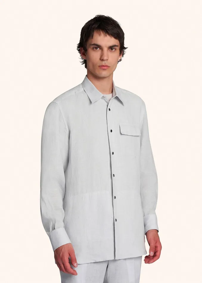 Kiton Shirts BUBA 8211 SHIRT LINEN 8211 Men Kiton Shirts BUBA 8211 SHIRT LINEN 8211 Men