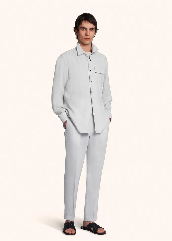 Kiton Shirts BUBA 8211 SHIRT LINEN 8211 Men Kiton Shirts BUBA 8211 SHIRT LINEN 8211 Men