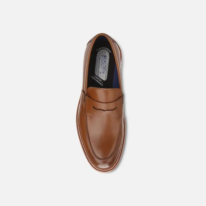 Klay Penny Loafer With Flex Cognac Men Kenneth Cole Loafers