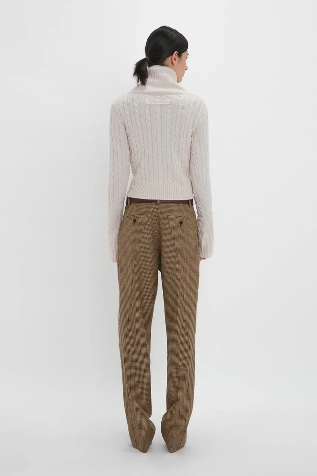 Knitwear Women Victoria Beckham Wrap Detail Jumper In Bone