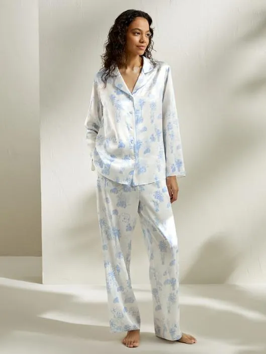 La Terra Long Pajama Set Women Lilysilk Pajamas