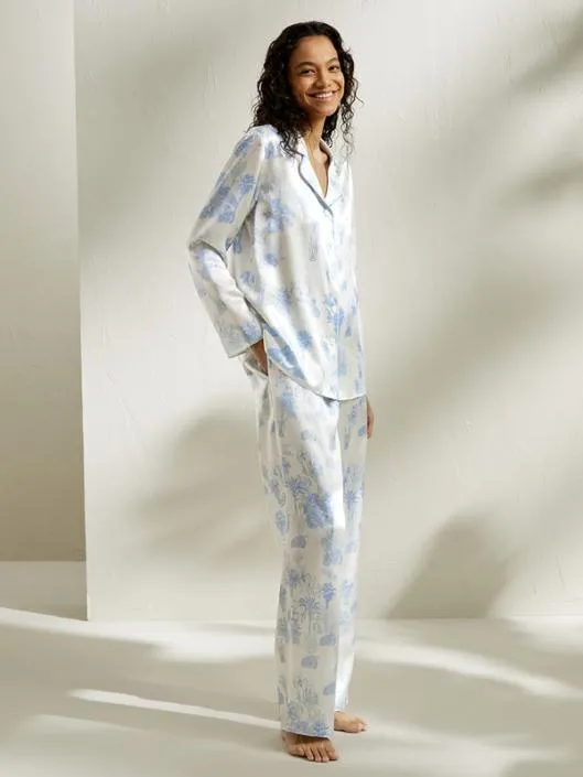 La Terra Long Pajama Set Women Lilysilk Pajamas